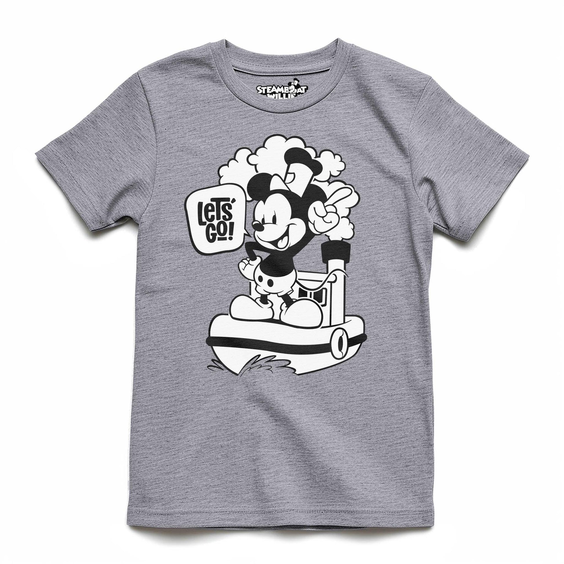 Let's Go! Youth Tee - Steamboat Willie World