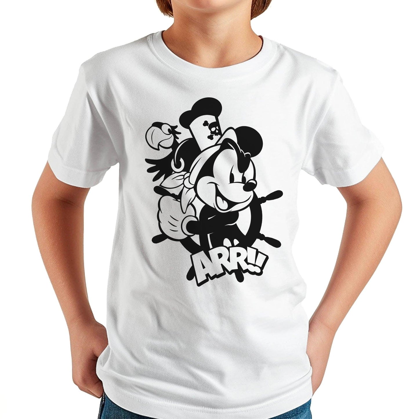 Yo Ho! Youth Tee - Steamboat Willie World