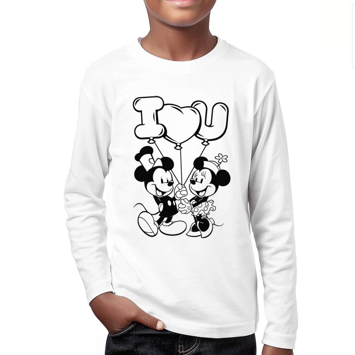 I Heart You! Youth Long Sleeve Tee - Steamboat Willie World