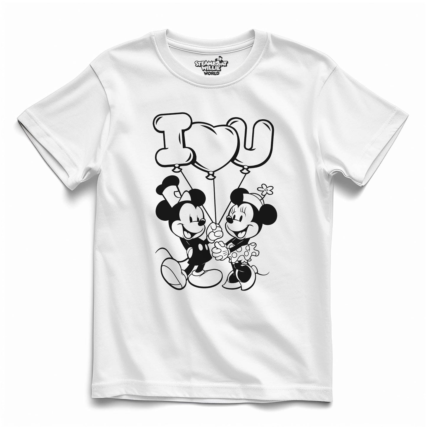 I Heart You! Youth Tee - Steamboat Willie World