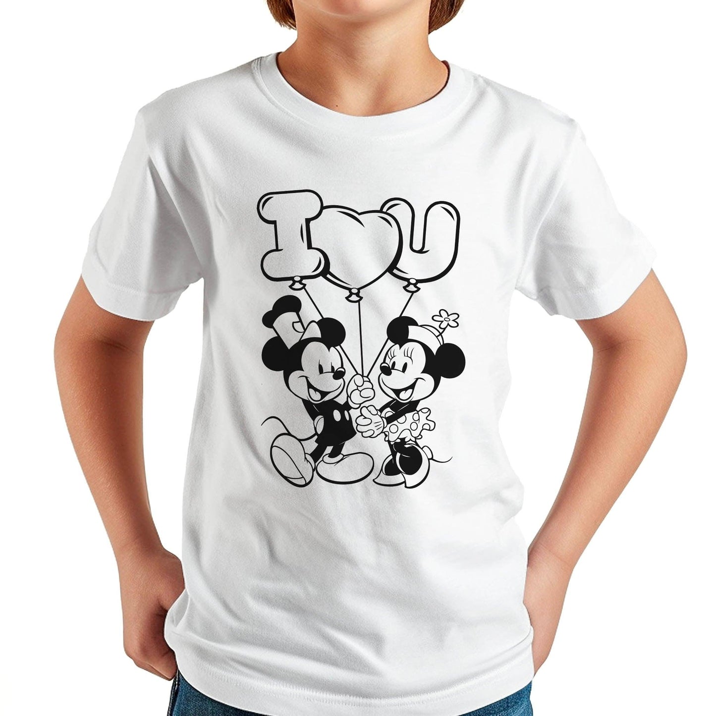 I Heart You! Youth Tee - Steamboat Willie World