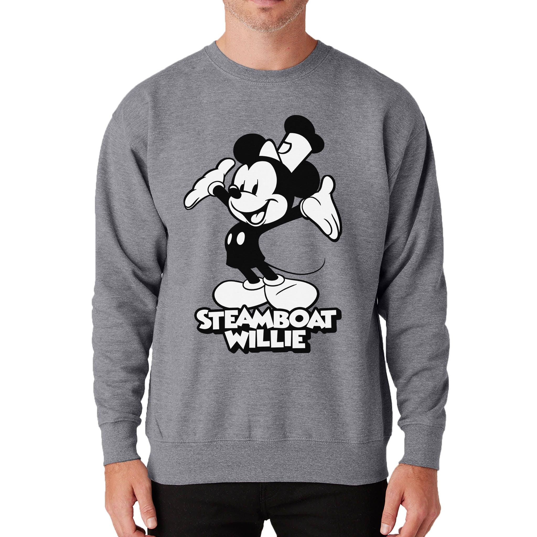 Hiya! Crewneck Sweatshirt - Steamboat Willie World