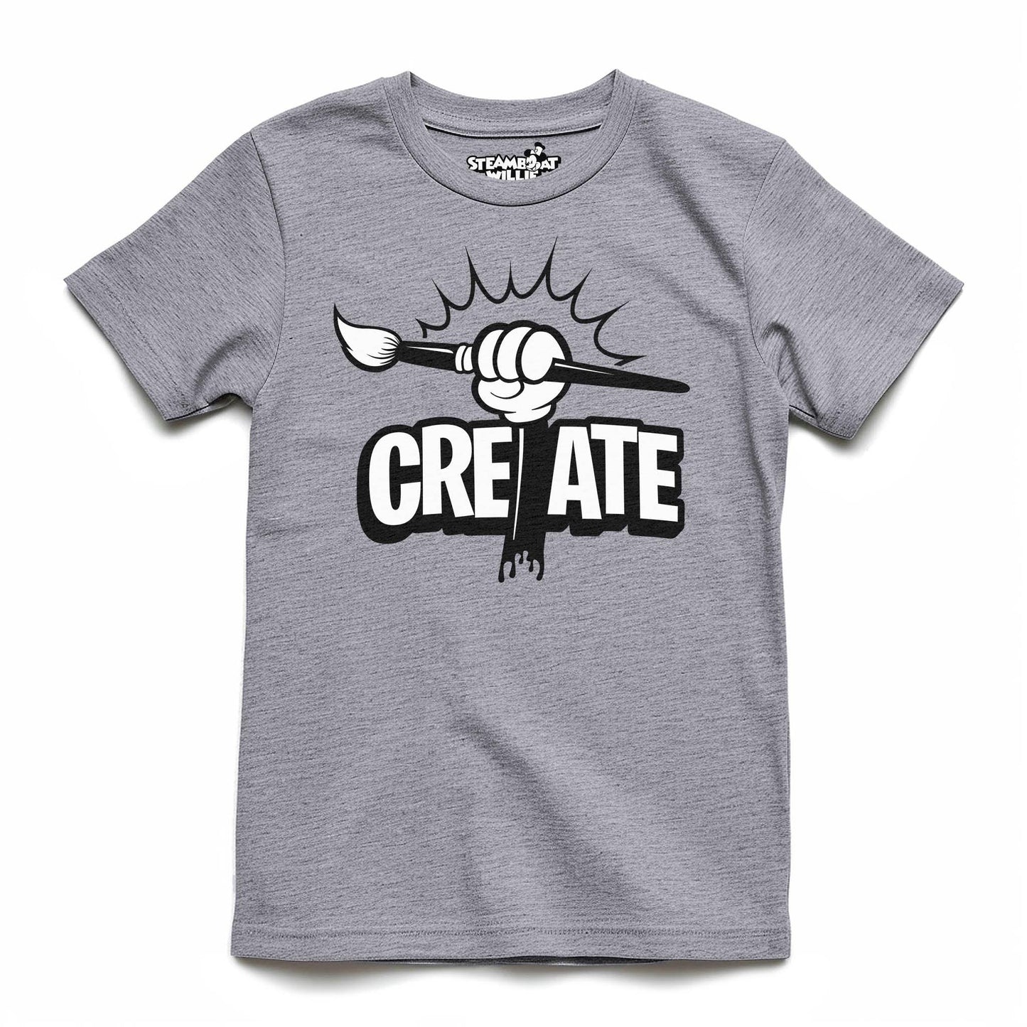 Create! Youth Tee - Steamboat Willie World