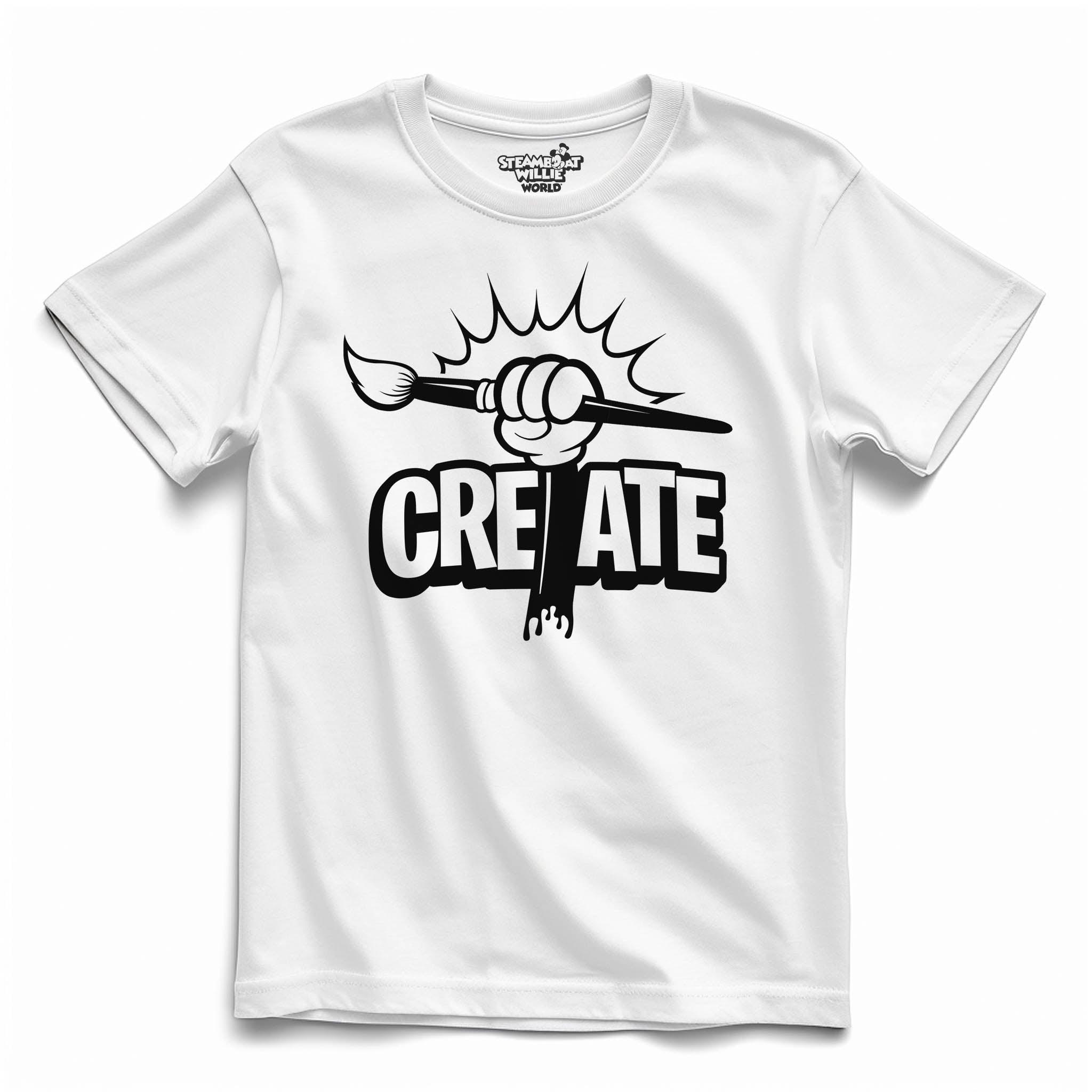 Create! Youth Tee - Steamboat Willie World