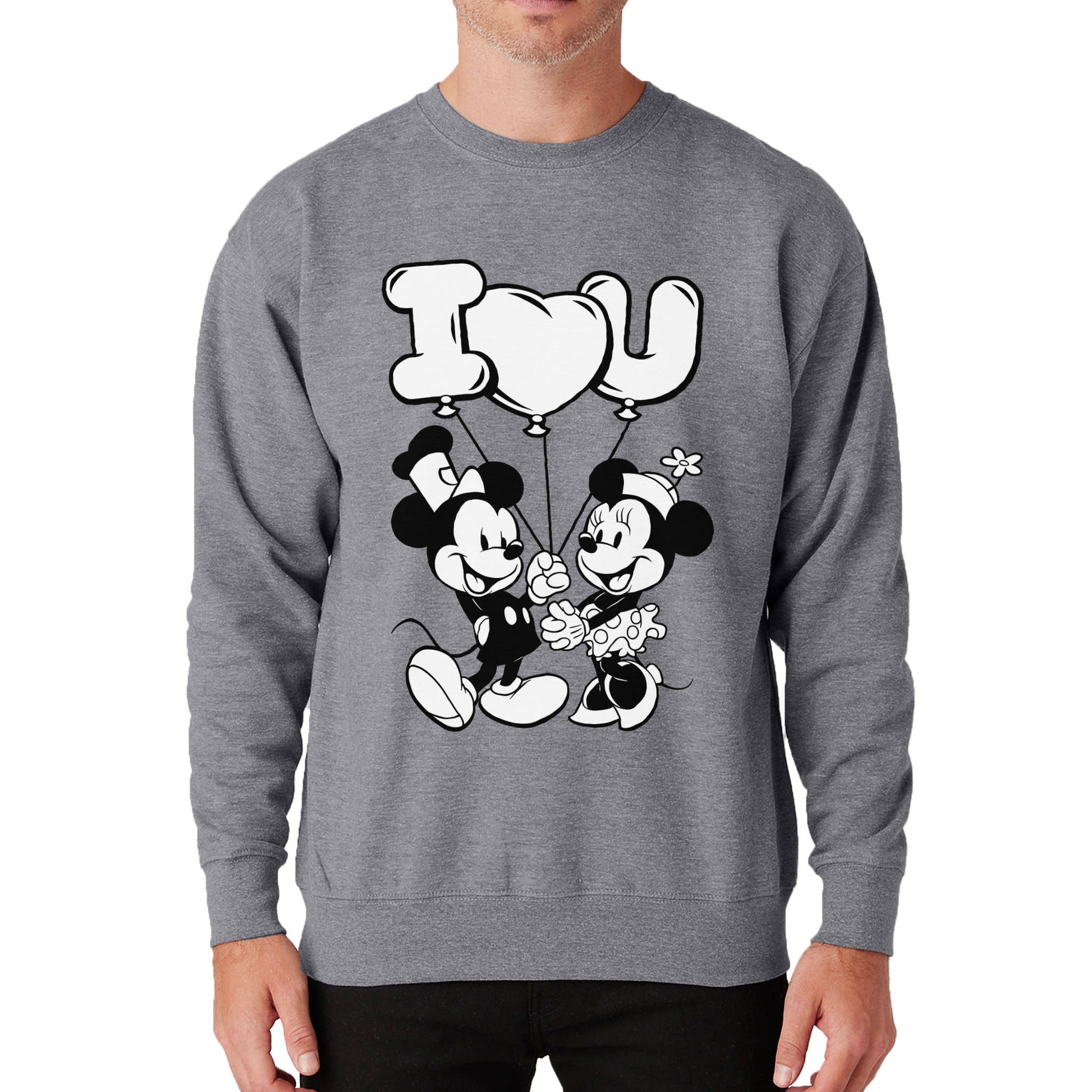 I Heart You! Crewneck Sweatshirt - Steamboat Willie World