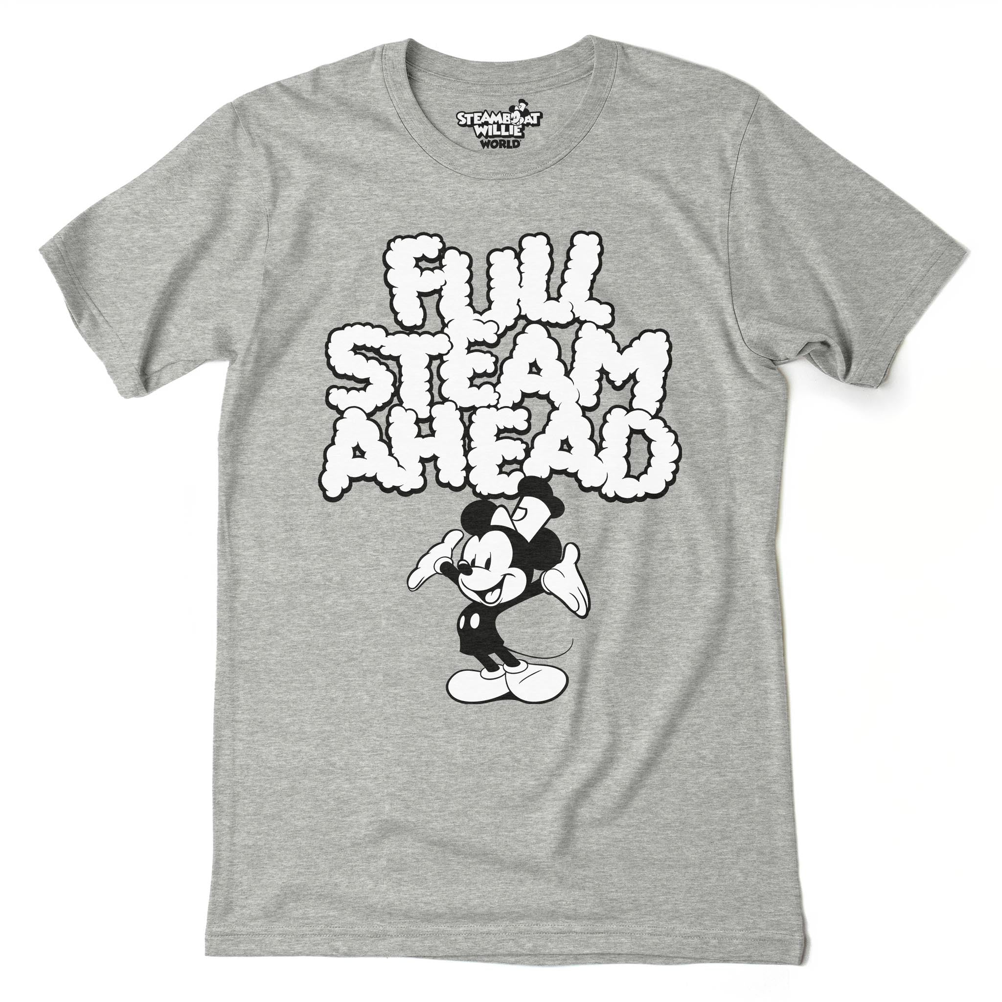 Full Steam Ahead! Tee - Steamboat Willie World