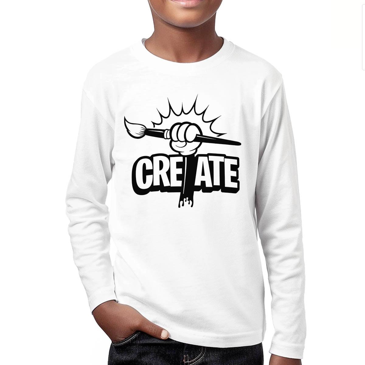 Create! Youth Long Sleeve Tee - Steamboat Willie World