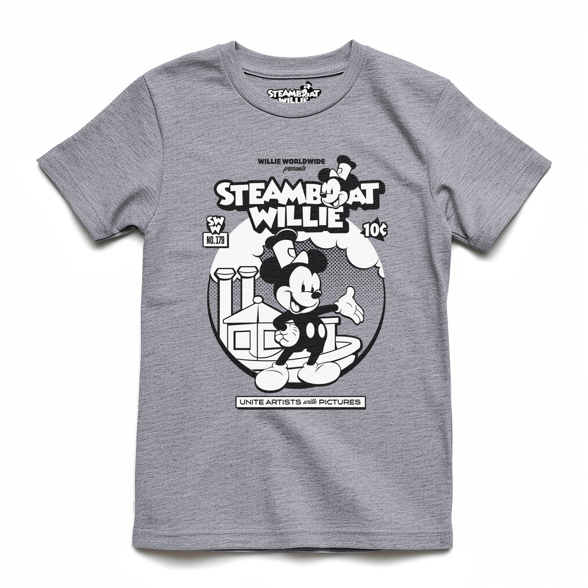 Welcome to My World! Youth Tee - Steamboat Willie World