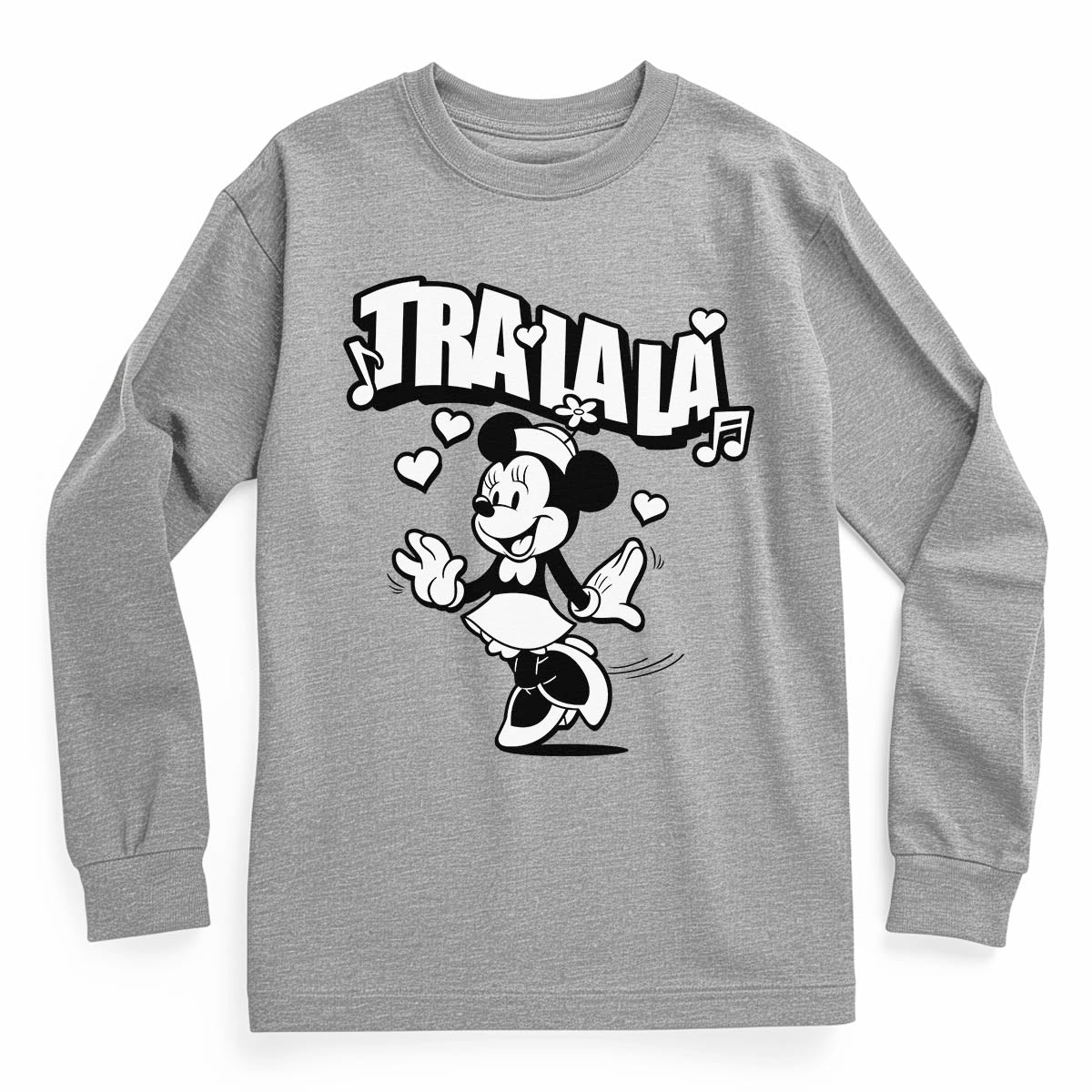 Tra-La-La! Youth Long Sleeve Tee - Steamboat Willie World