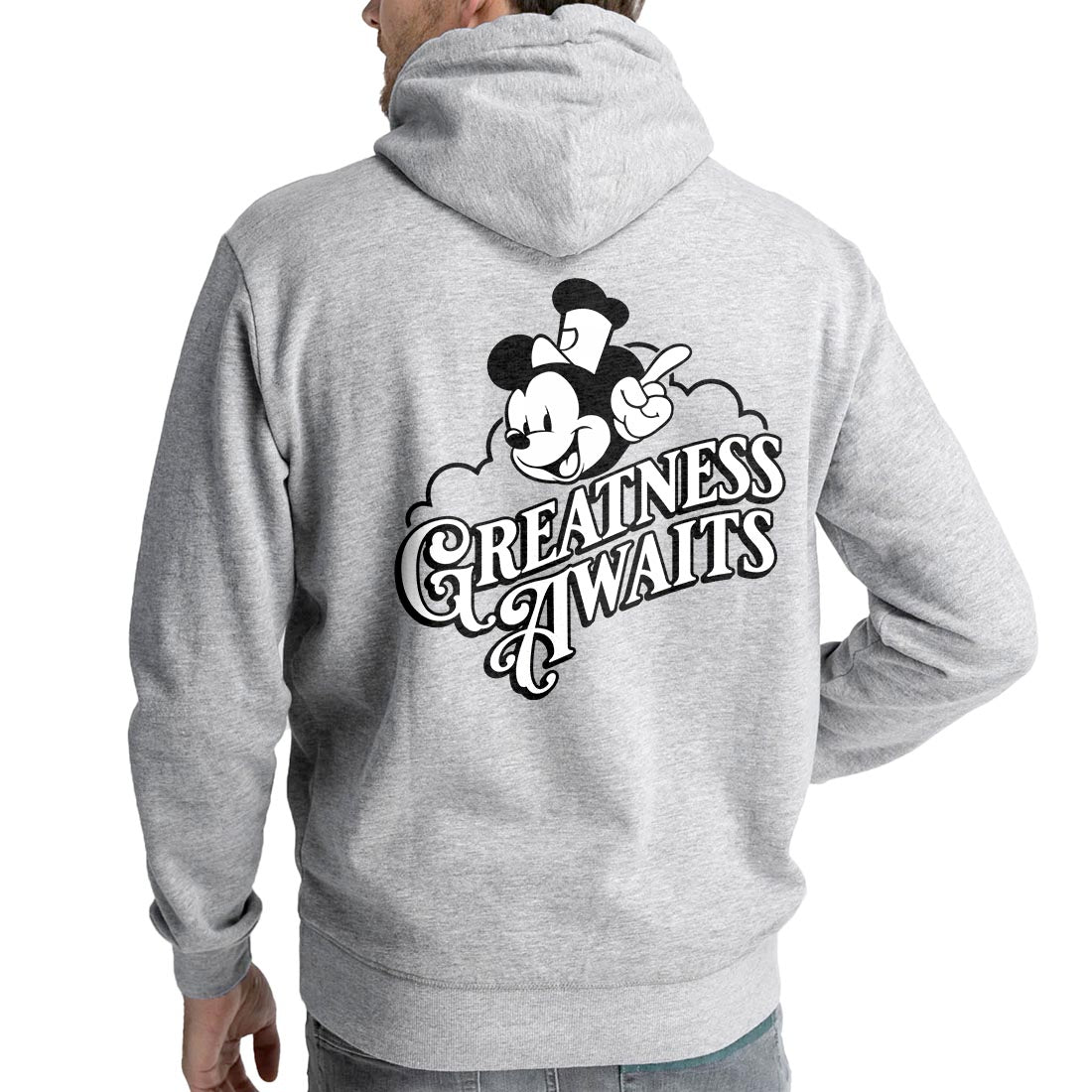 Greatness Awaits! Heavy Blend Zip Hoodie