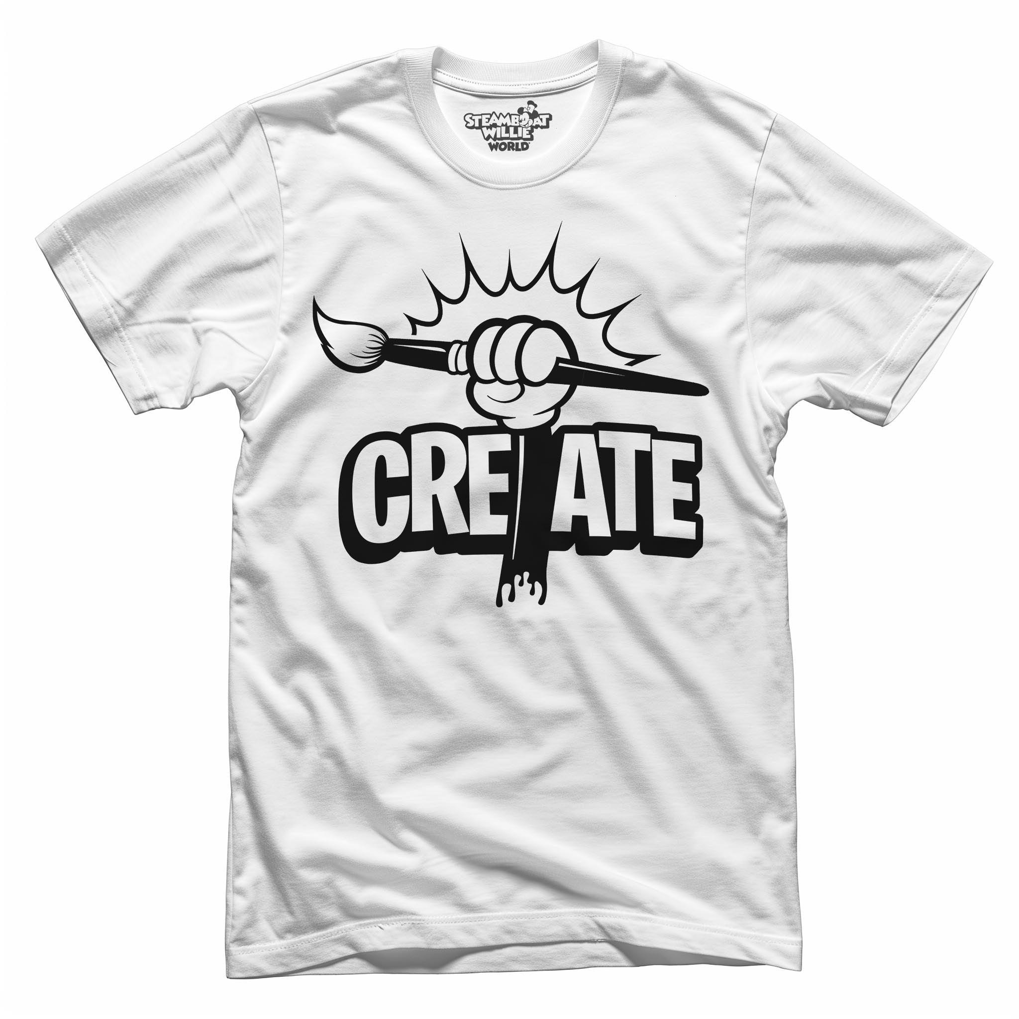 Create! Tee - Steamboat Willie World