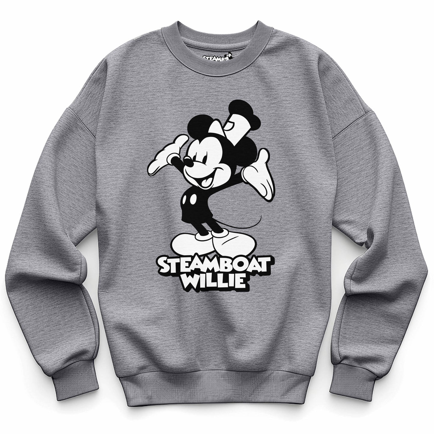 Hiya! Crewneck Sweatshirt - Steamboat Willie World