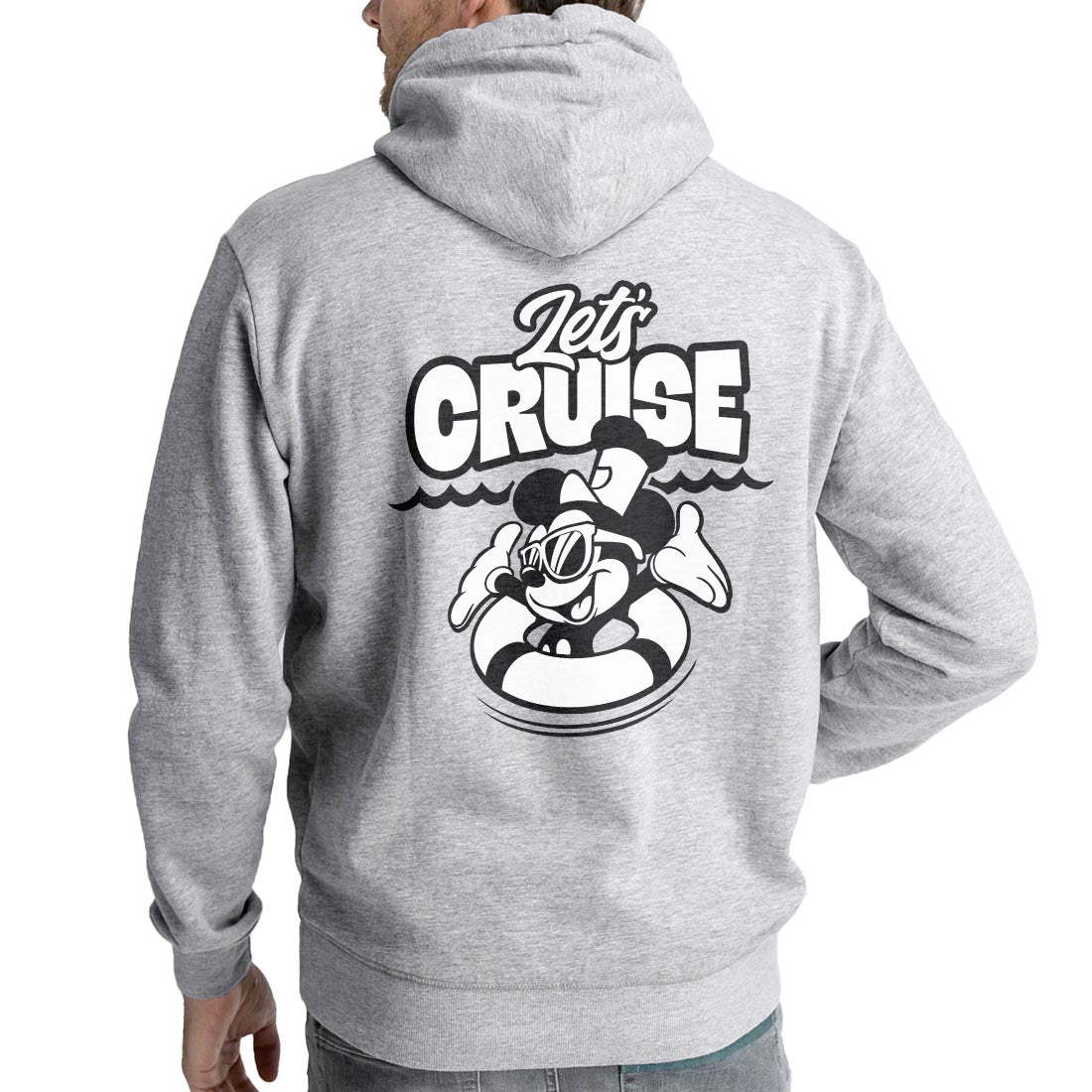 Let's Cruise! Heavy Blend Zip Hoodie - Steamboat Willie World