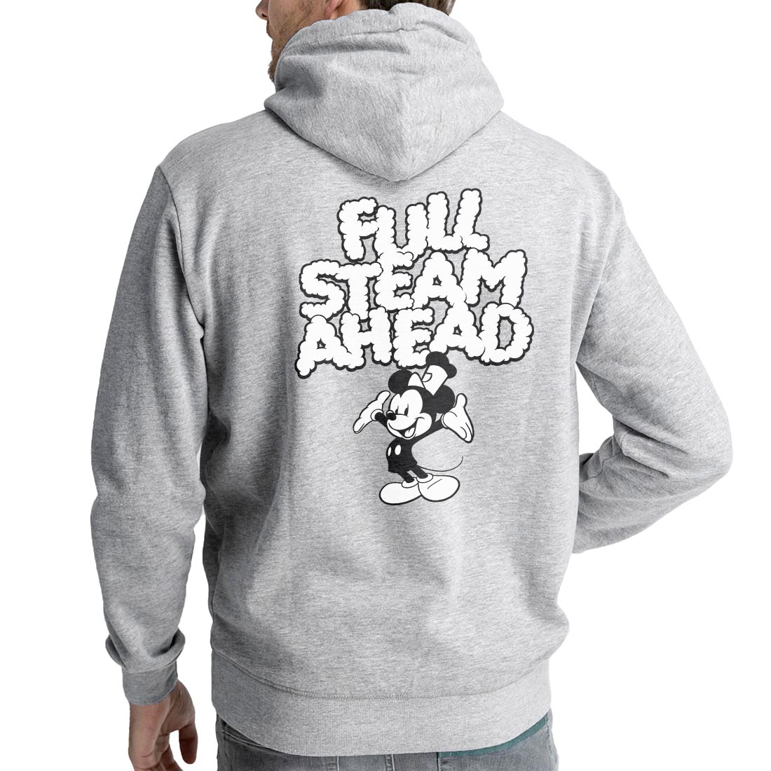 Full Steam Ahead! Heavy Blend Zip Hoodie - Steamboat Willie World