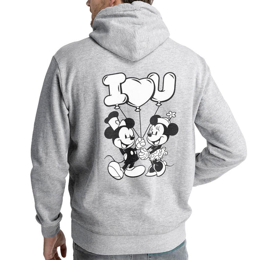 I Heart You! Heavy Blend Zip Hoodie - Steamboat Willie World