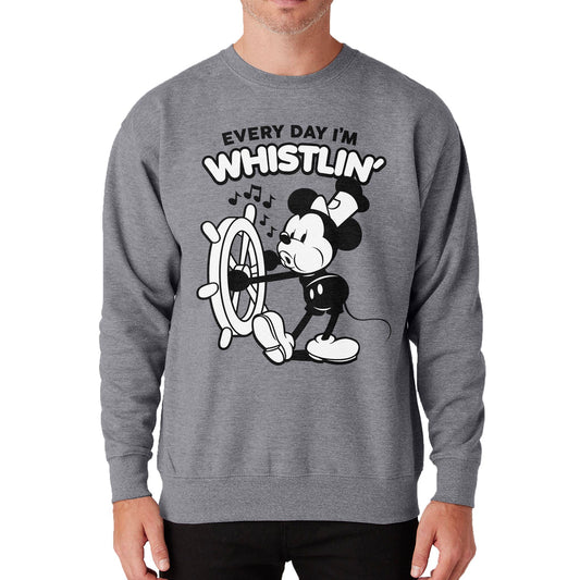 Every Day! Crewneck Sweatshirt - Steamboat Willie World