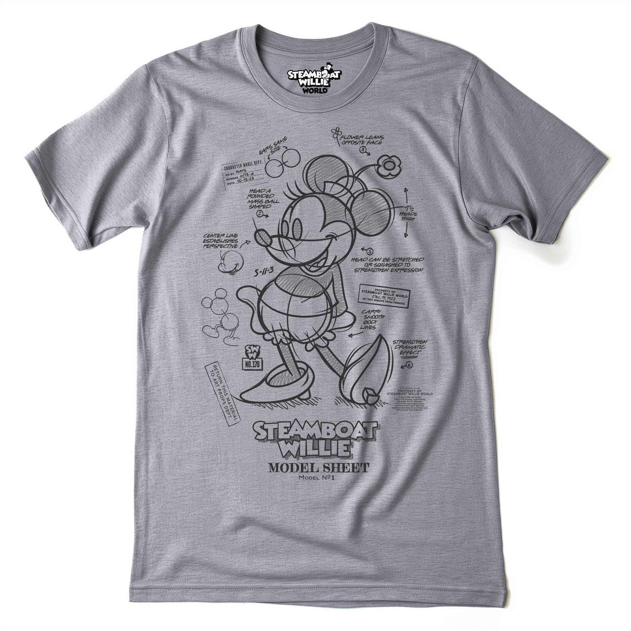 Model Material Tee - Steamboat Willie World