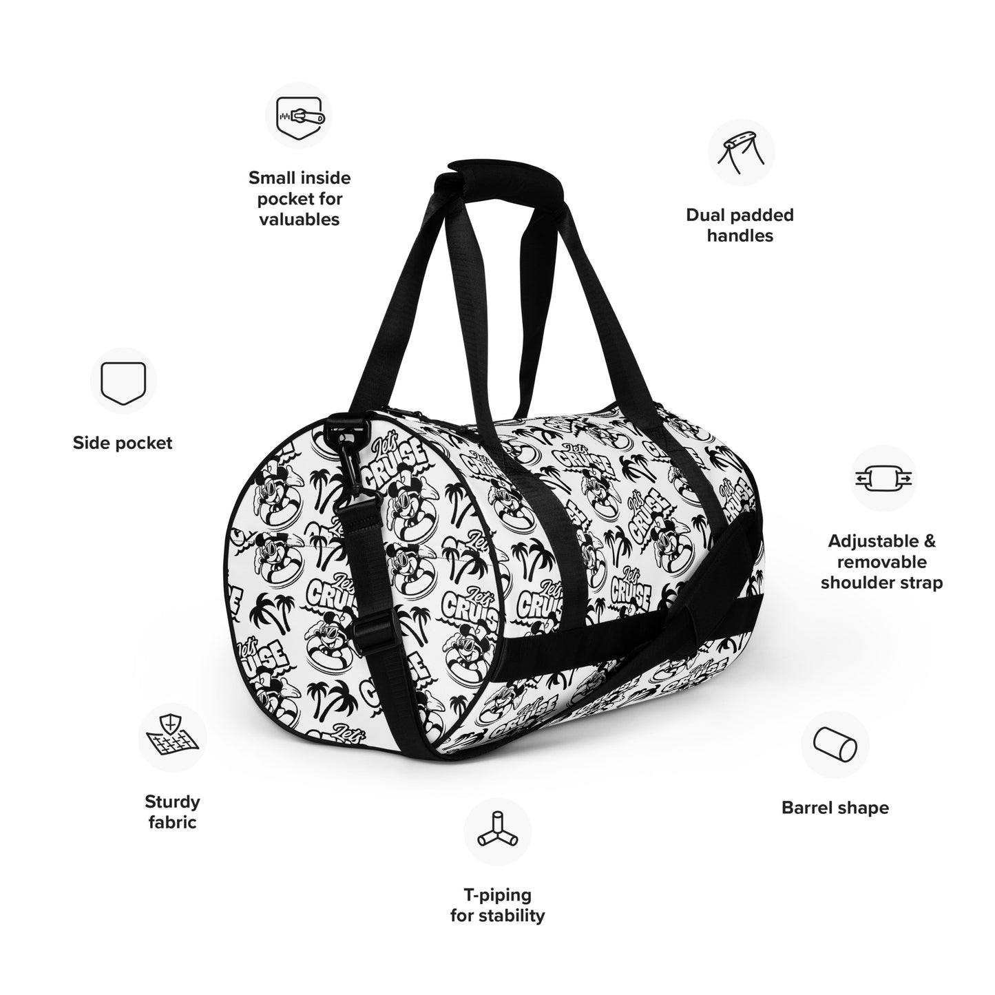 Let's Cruise! Gym Bag