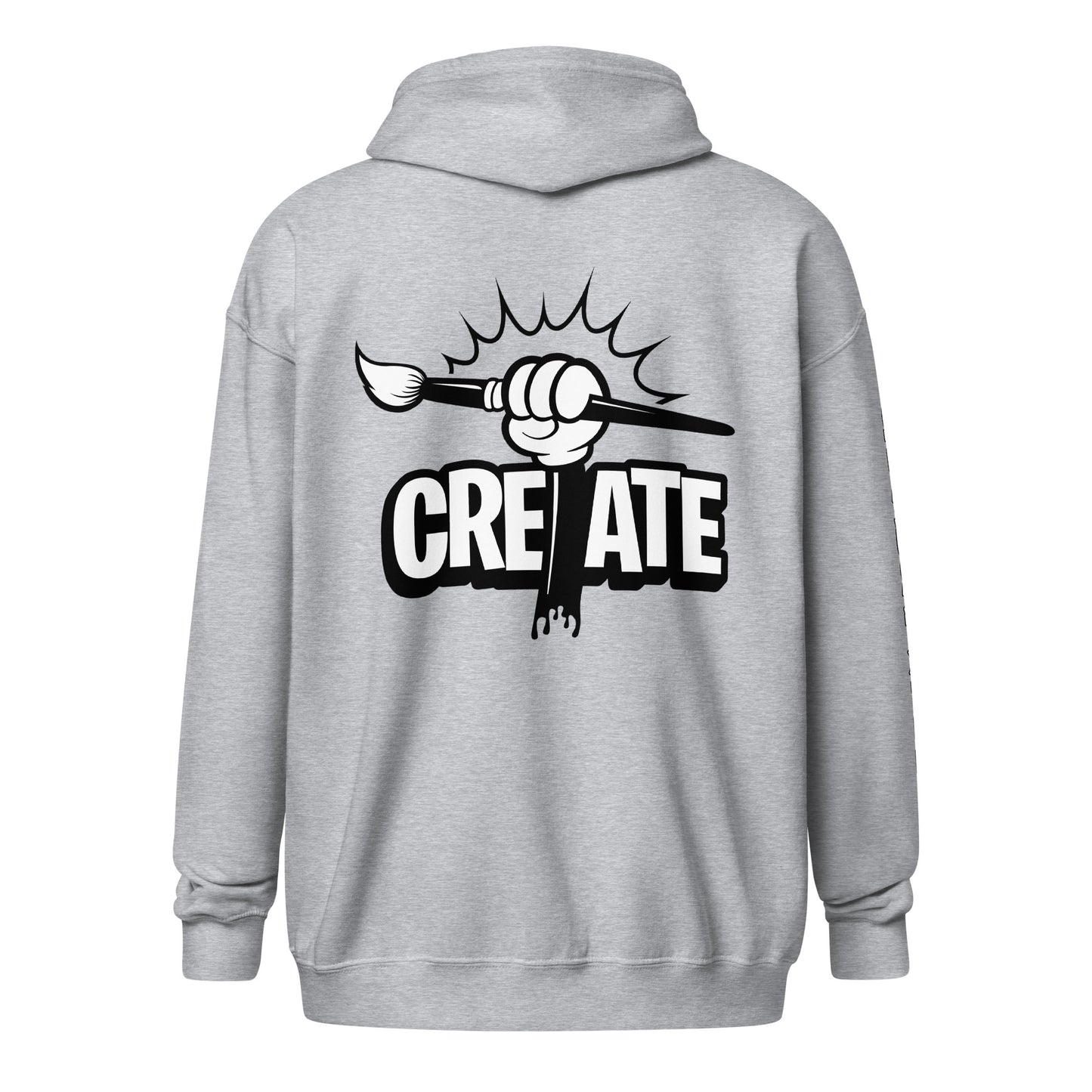 Create! Heavy Blend Zip Hoodie - Steamboat Willie World