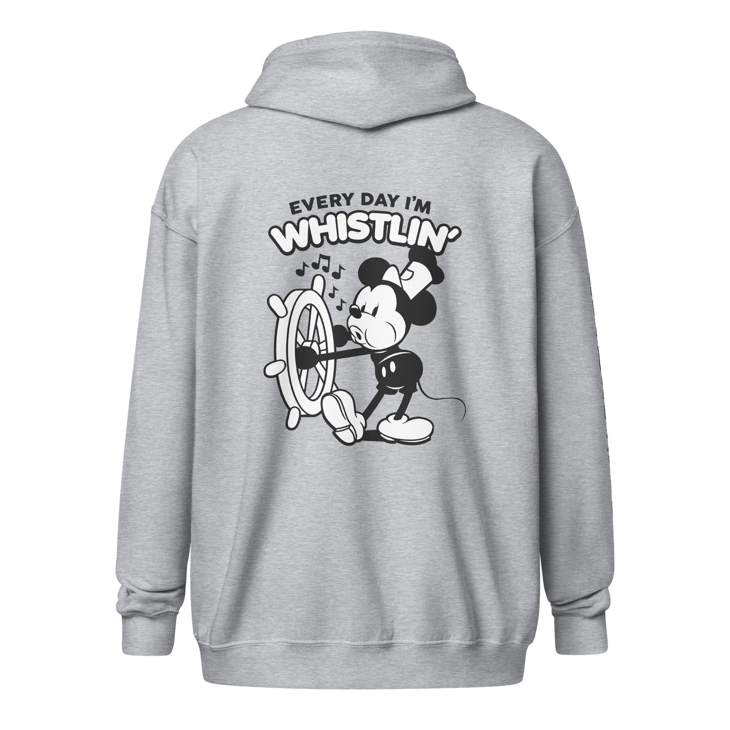 Every Day! Heavy Blend Zip Hoodie - Steamboat Willie World