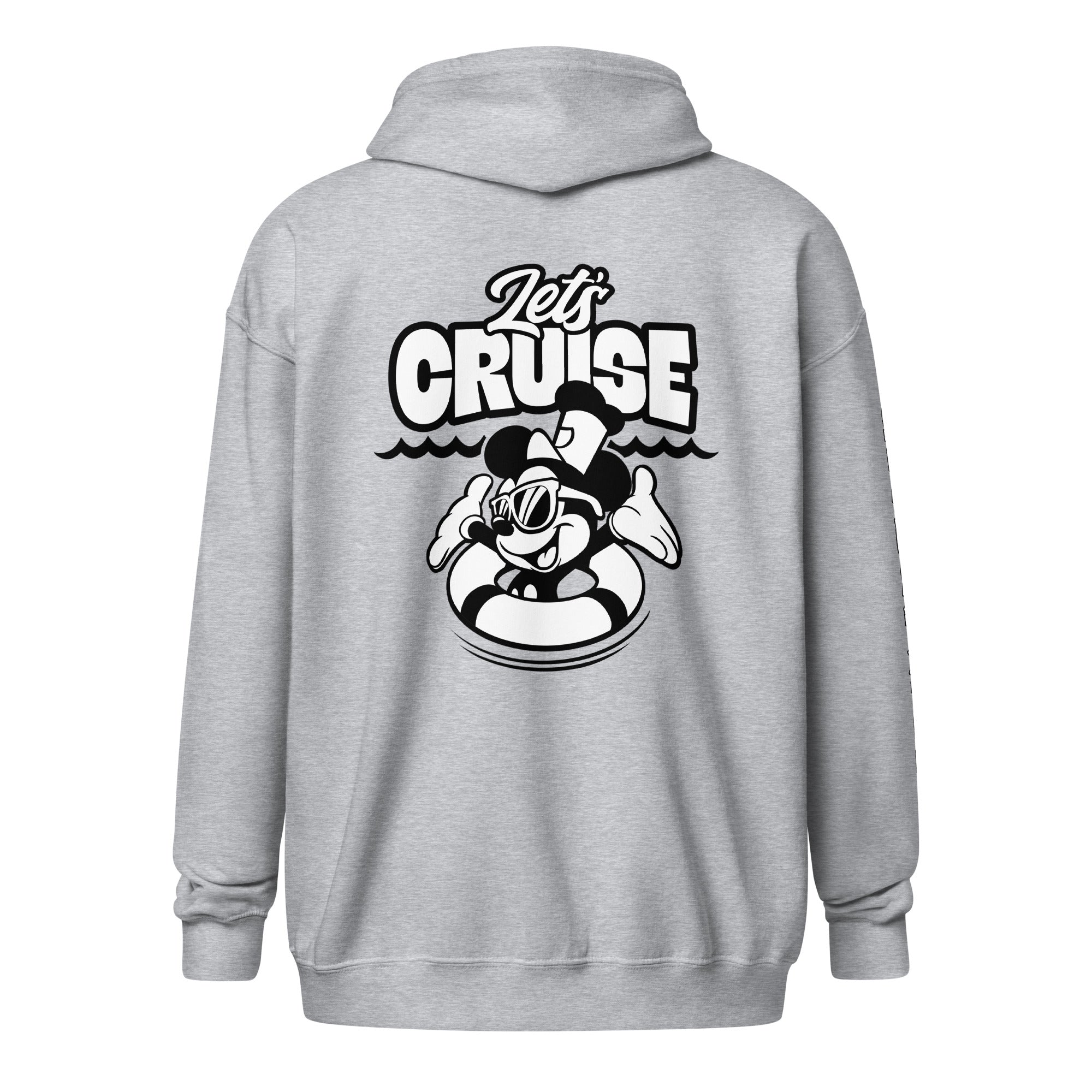 Let's Cruise! Heavy Blend Zip Hoodie - Steamboat Willie World