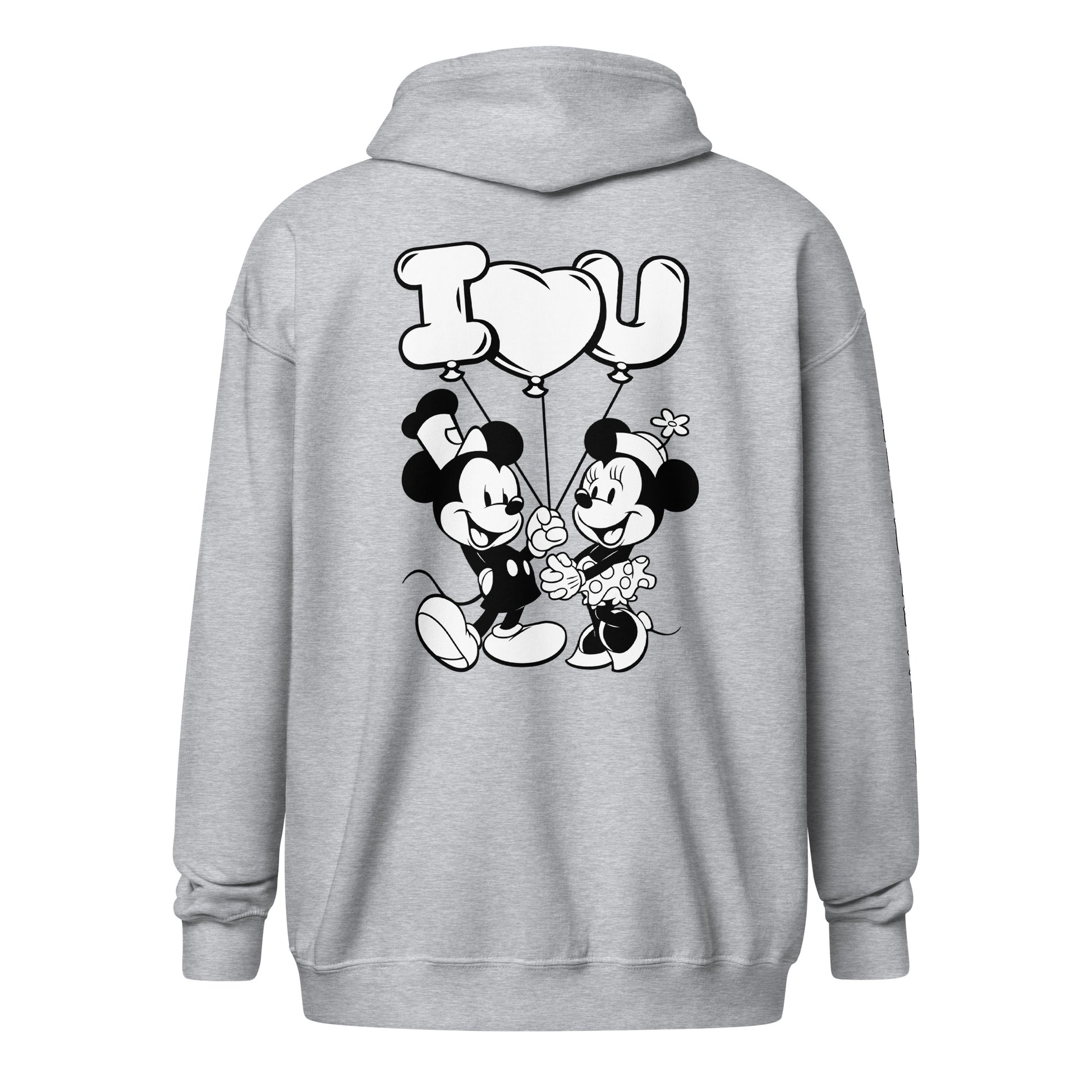 I Heart You! Heavy Blend Zip Hoodie - Steamboat Willie World