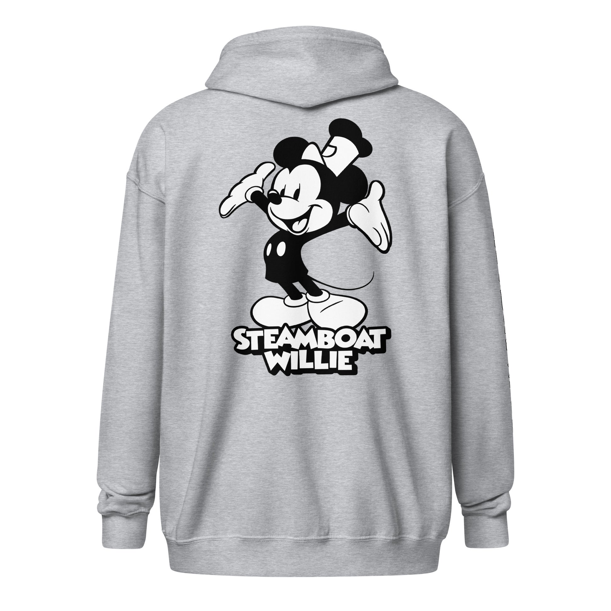 Hiya! Heavy Blend Zip Hoodie - Steamboat Willie World