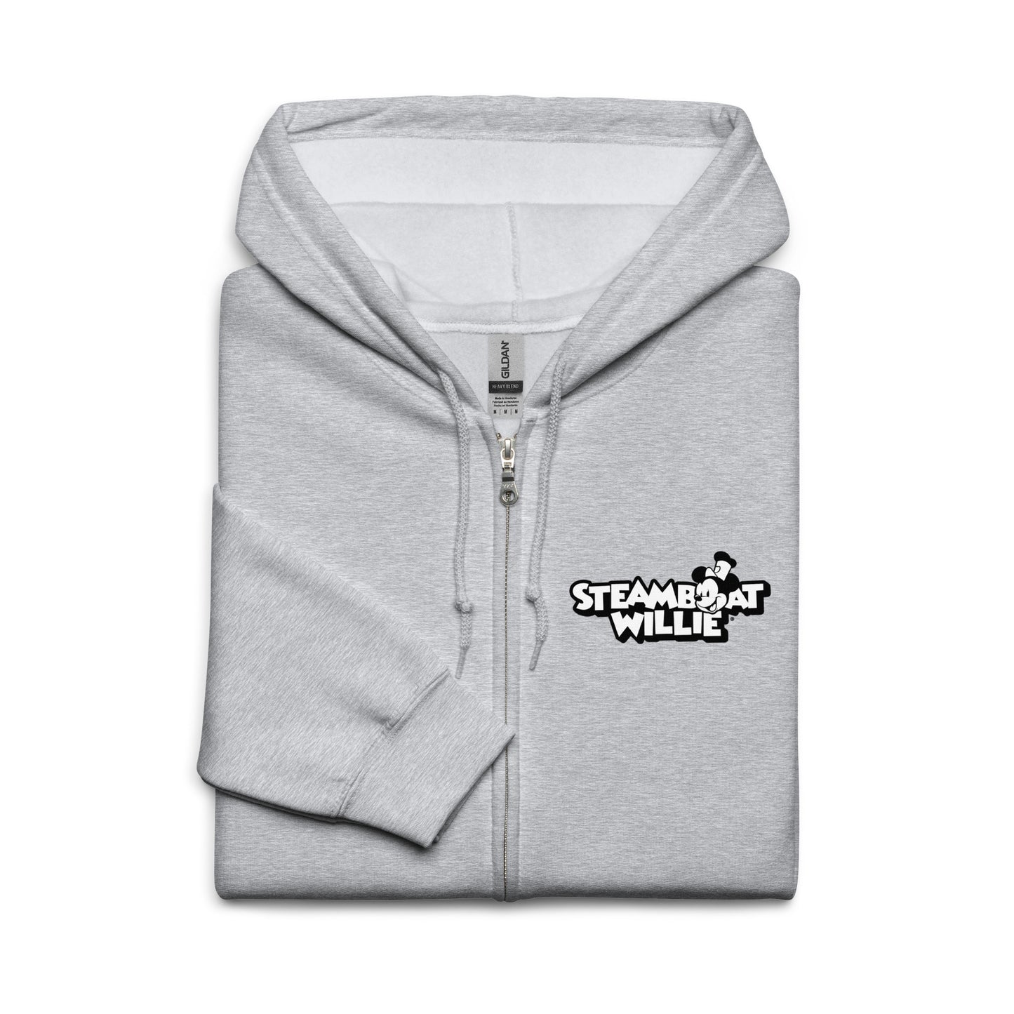 Kisses! Heavy Blend Zip Hoodie - Steamboat Willie World