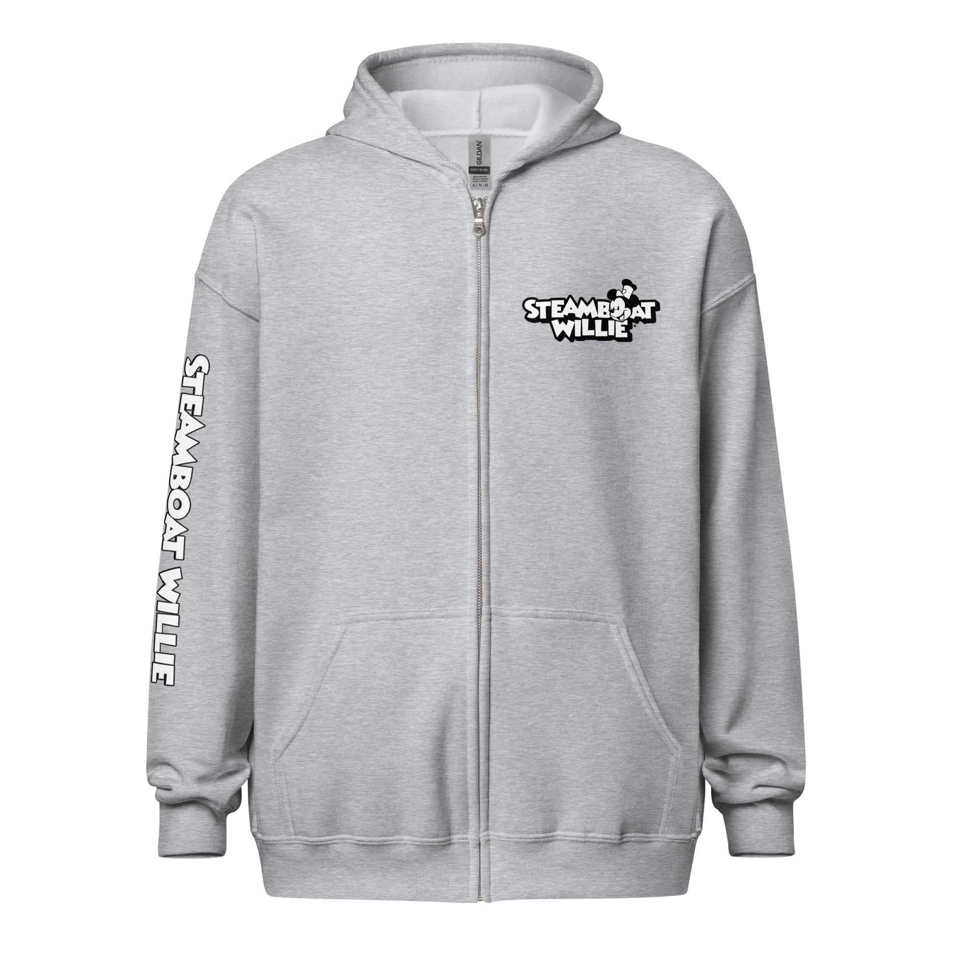 Let's Cruise! Heavy Blend Zip Hoodie - Steamboat Willie World