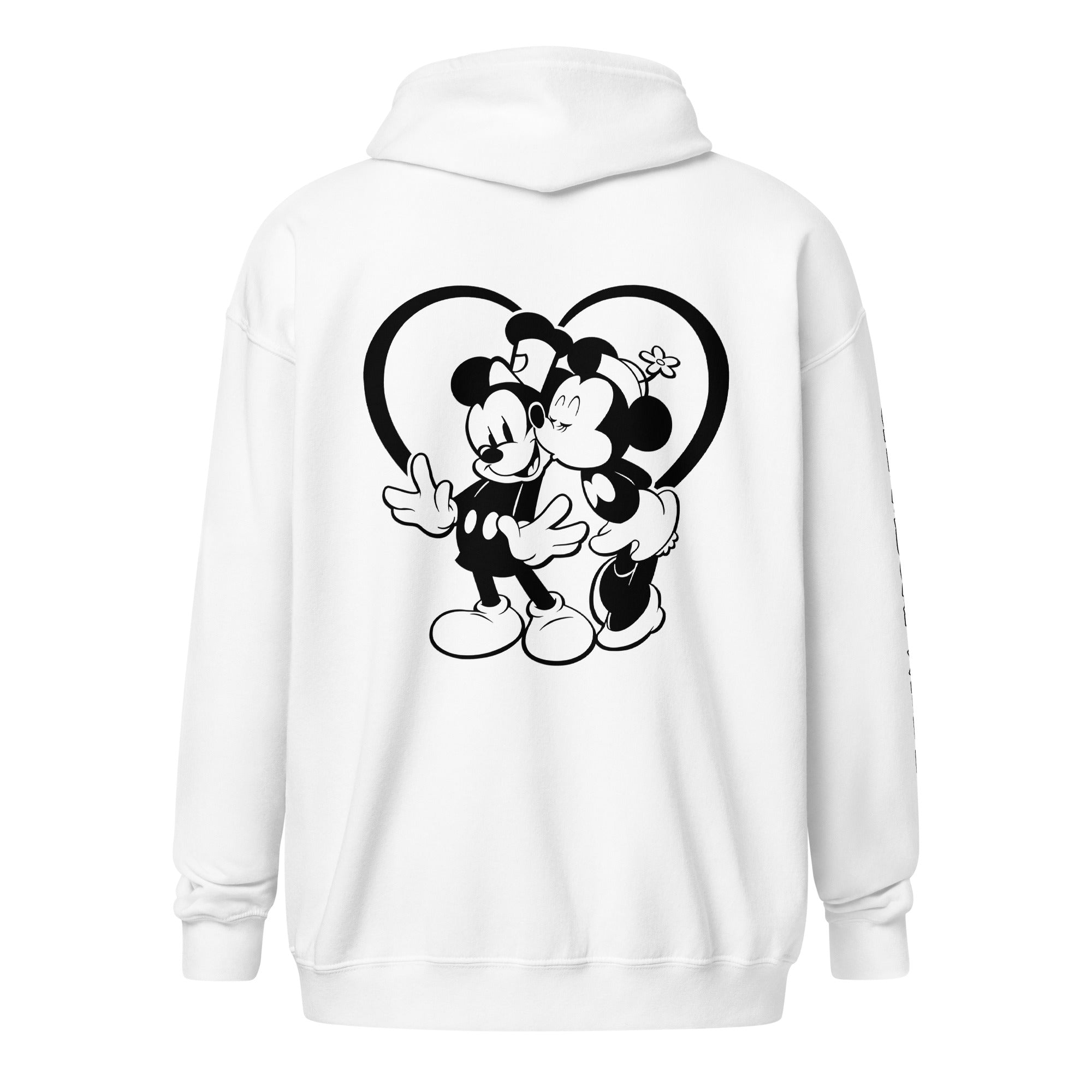 Kisses! Heavy Blend Zip Hoodie - Steamboat Willie World