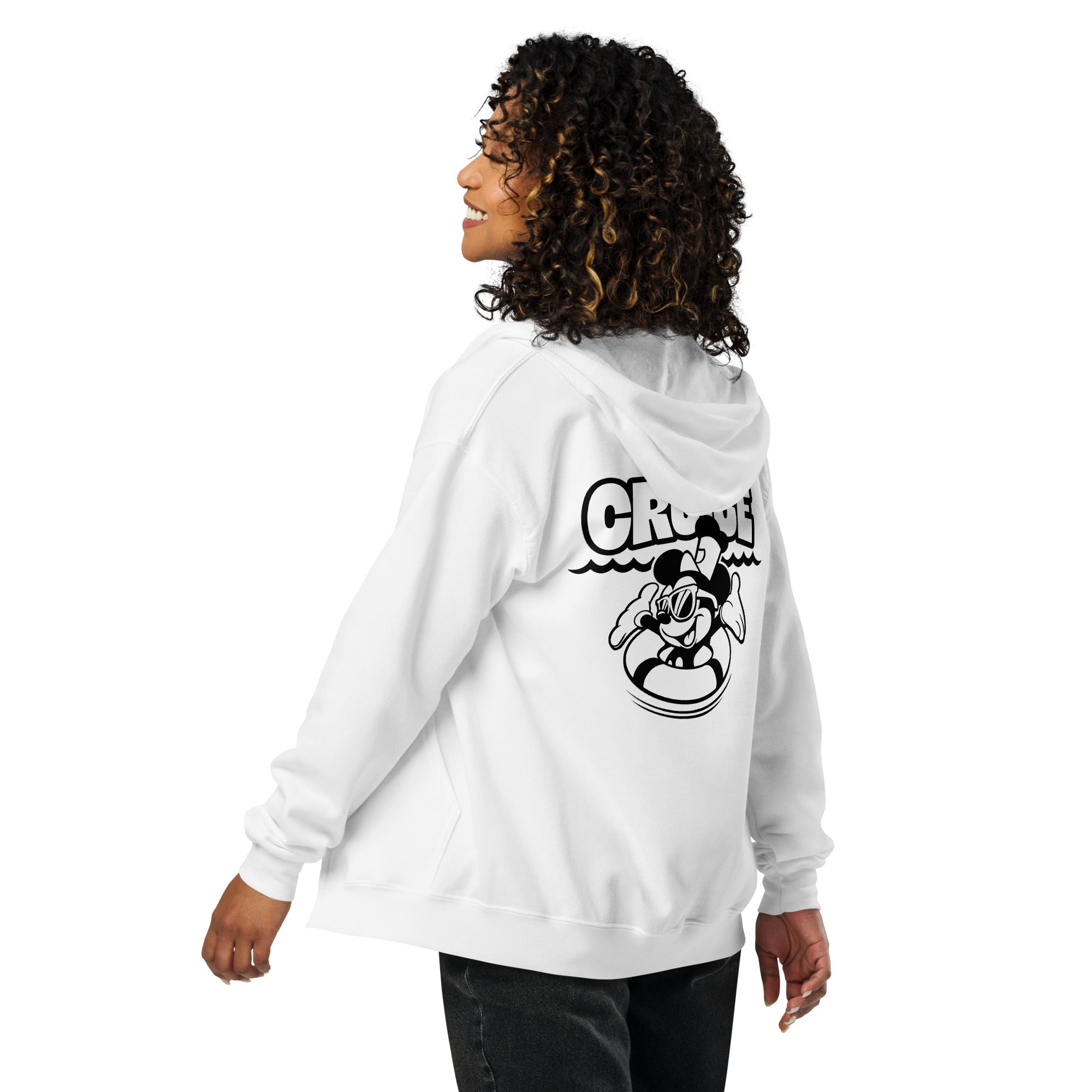 Let's Cruise! Heavy Blend Zip Hoodie - Steamboat Willie World