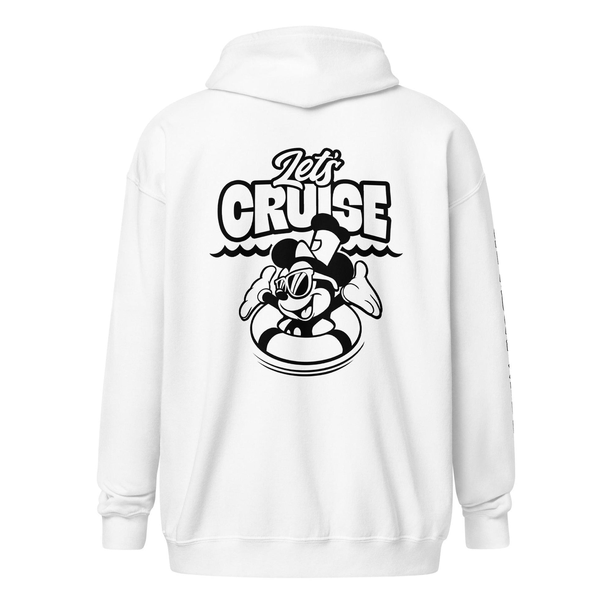 Let's Cruise! Heavy Blend Zip Hoodie - Steamboat Willie World