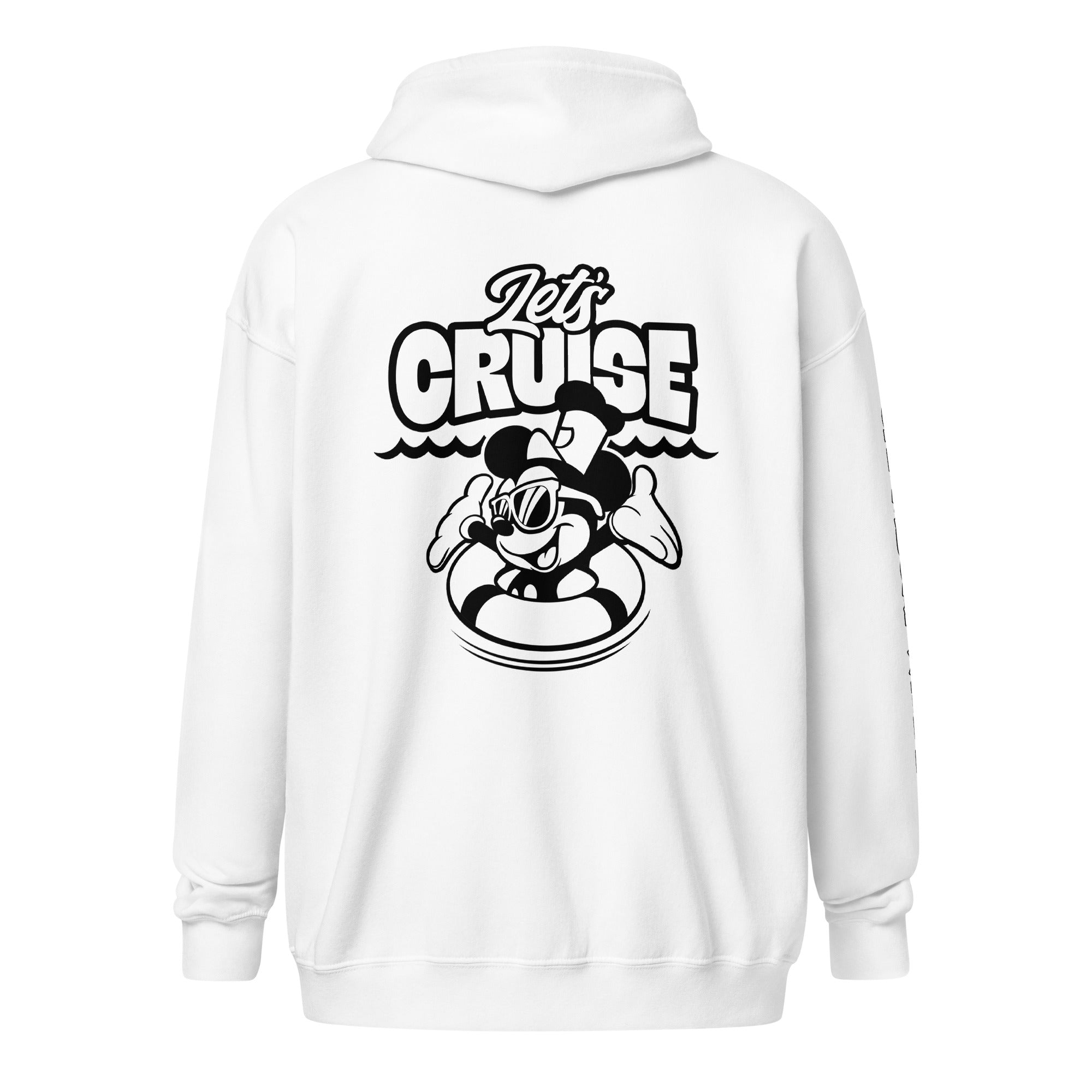 Let's Cruise! Heavy Blend Zip Hoodie - Steamboat Willie World