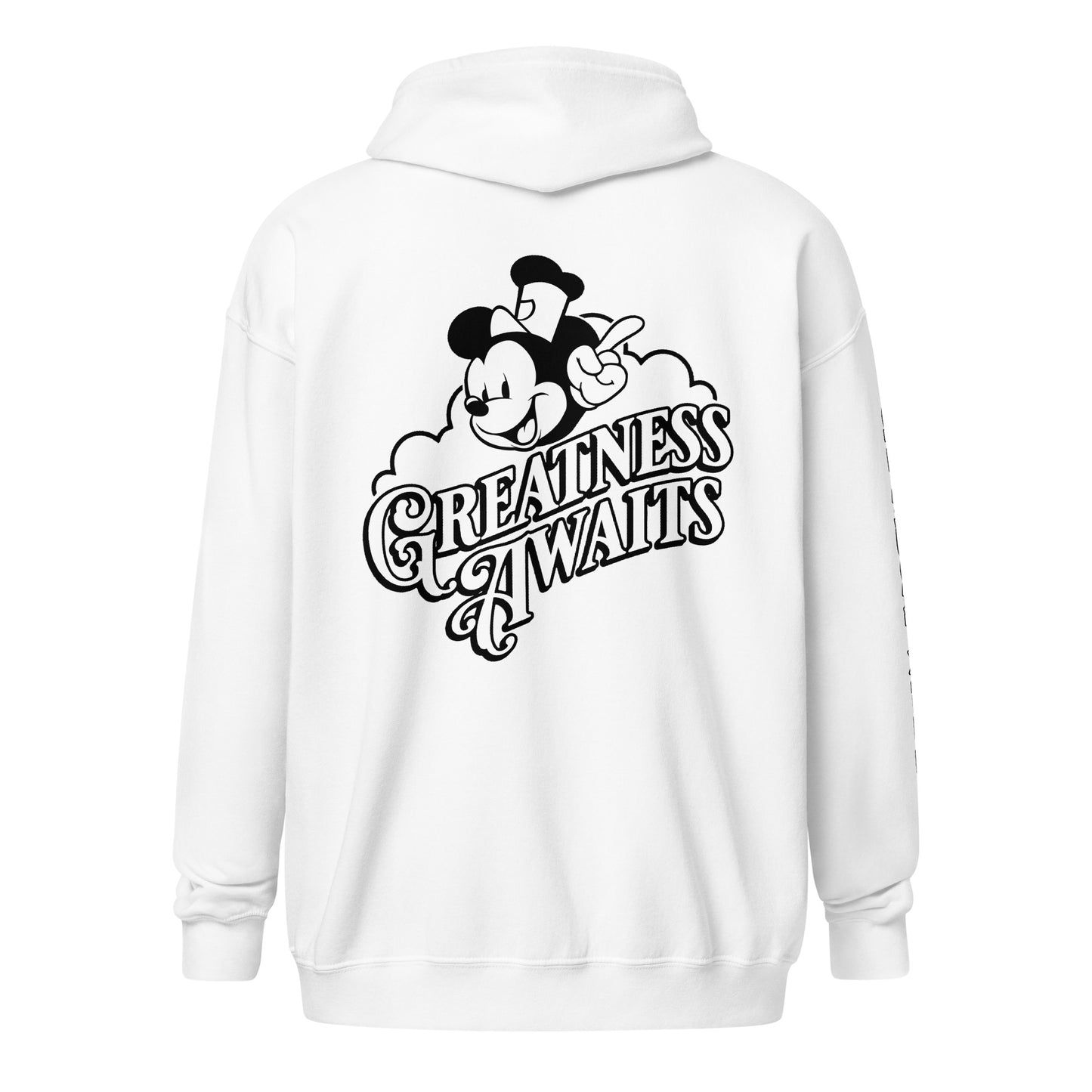 Greatness Awaits! Heavy Blend Zip Hoodie